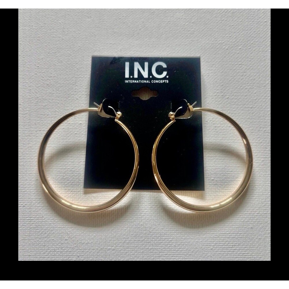 INC Concepts Gold Hoop Earrings